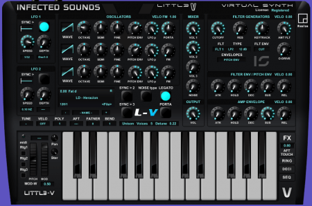 Infected Sounds Littl3-V v1.0.0 Regged WiN