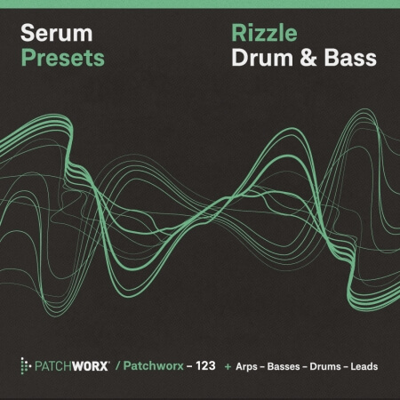 Loopmasters Patchworx 123 Rizzle DnB Serum Presets WAV MiDi Synth Presets