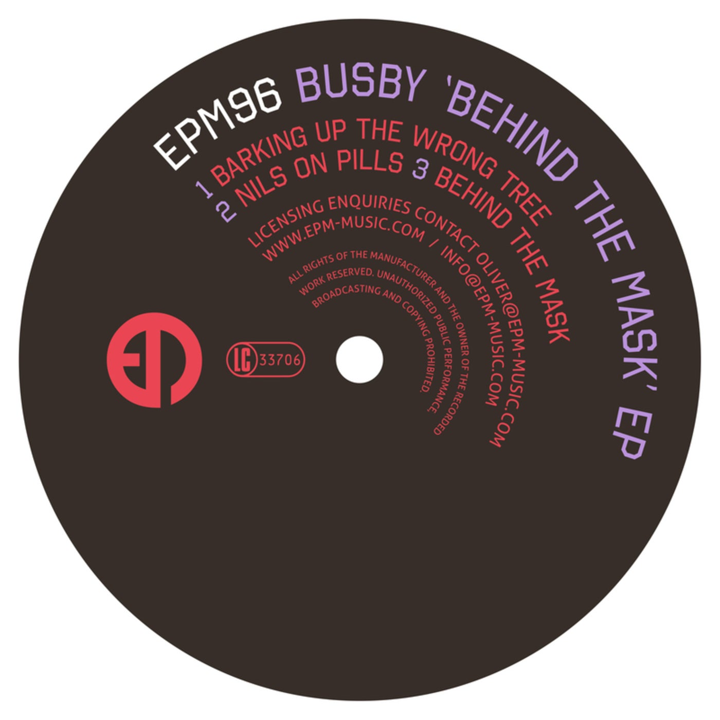 Busby - Behind the Mask EP [EPM96]