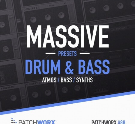 Loopmasters Patchworx 88 PHAS3LINE Drum and Bass WAV MiDi Synth Presets