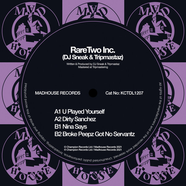 RareTwo Inc., DJ Sneak, Tripmastaz - U Played Yourself [KCTDL1207]