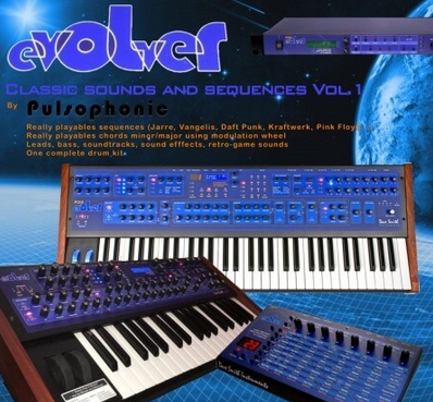 Pulsophonic DSI Evolver Classic sounds and Sequences Vol.1 Synth Presets