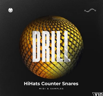 X10 Drill Hi-Hats and Counter Snares WAV MiDi