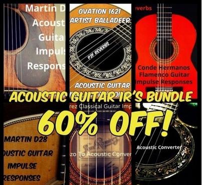 PastToFutureReverbs Acoustic Guitar IR's BUNDLE