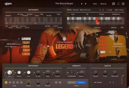 UJAM Virtual Drummer LEGEND v2.4.0 WiN