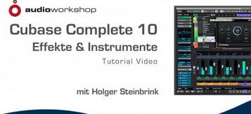 Audio Workshop Cubase Complete 10 Effekte & instrumente TUTORiAL